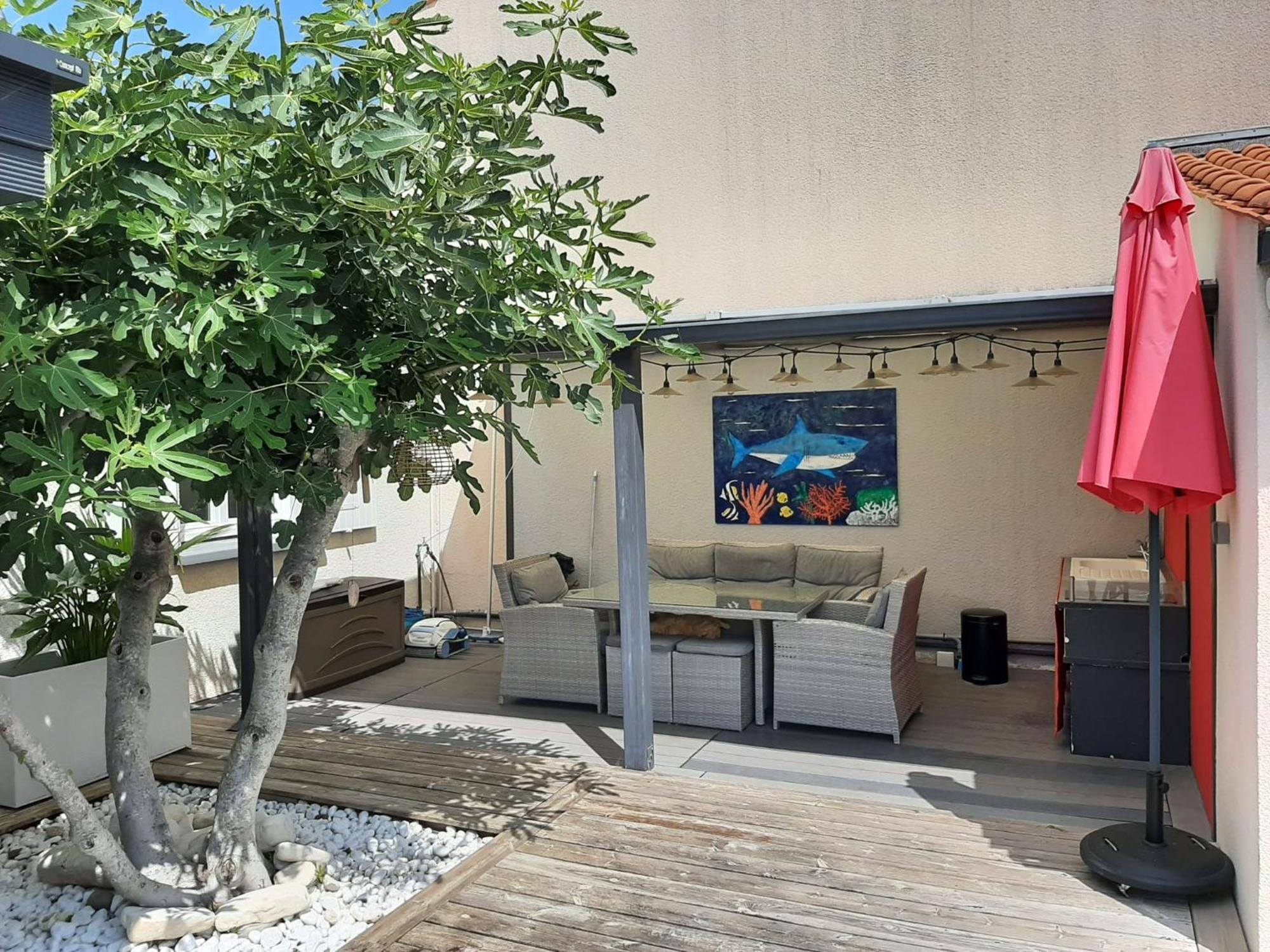 Studio Independant Chez L'Habitant Avec Piscine Et Cuisine Exterieures La Rochelle  Exterior photo